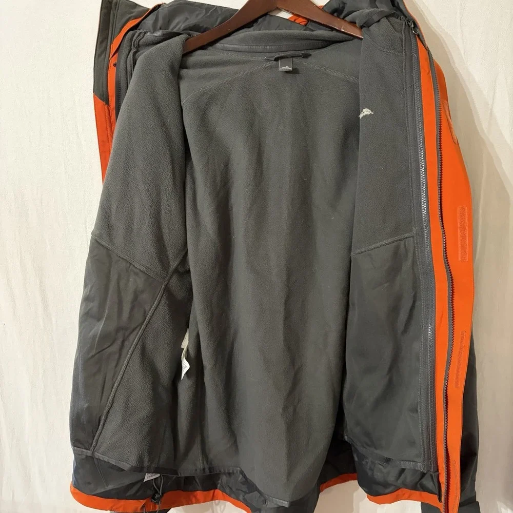 Eddie Bauer‎ Men's All-Mountain 3-In-1 Jacket Vibrant Orange WeatherEdge Plus XL